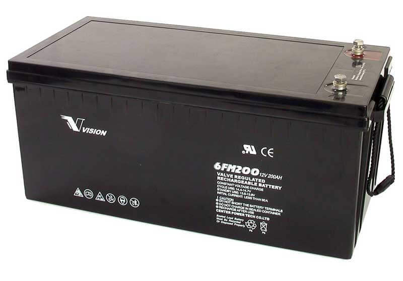 VISION 6FM200-X 200 AH 12V AGM — изображение 2