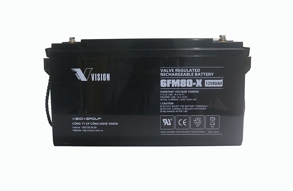 VISION 6FM90E-X 90AH 12V AGM — изображение 2